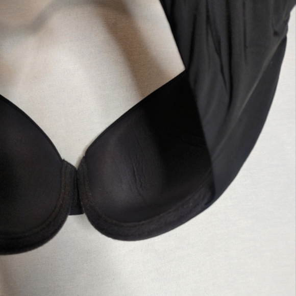 Natori Pure Luxe Custom Coverage Contour Underwire Bra 732080 Black 34DDD - Picture 5 of 8